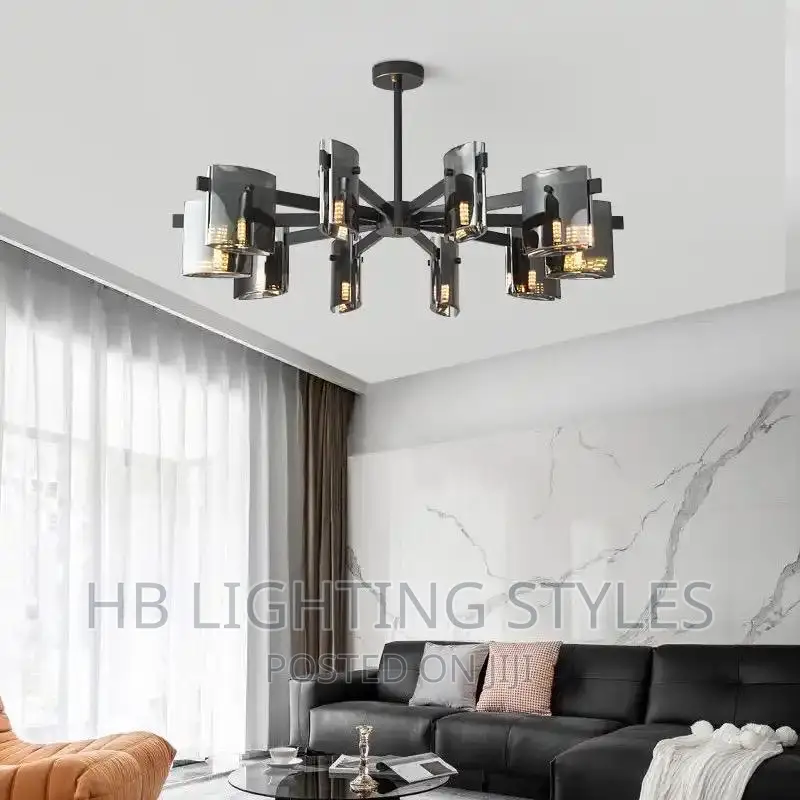 Modern Italian Minimalist Living Room Chandelier