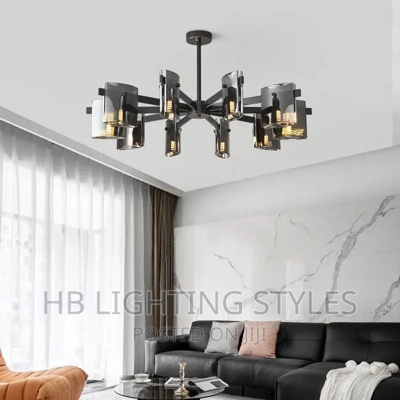 Modern Italian Minimalist Living Room Chandelier