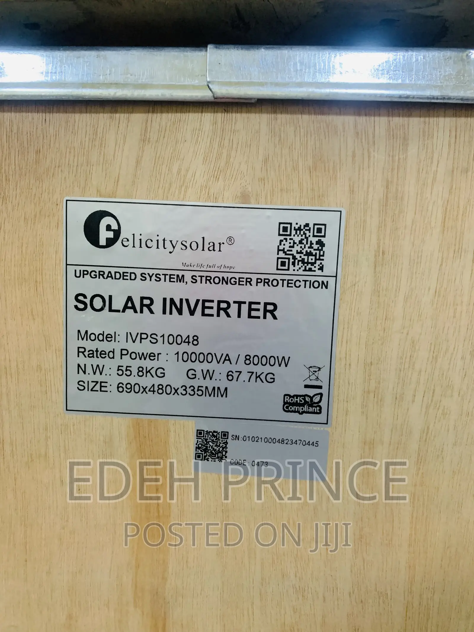 10kva Felicity Hybrid Solar Inverters