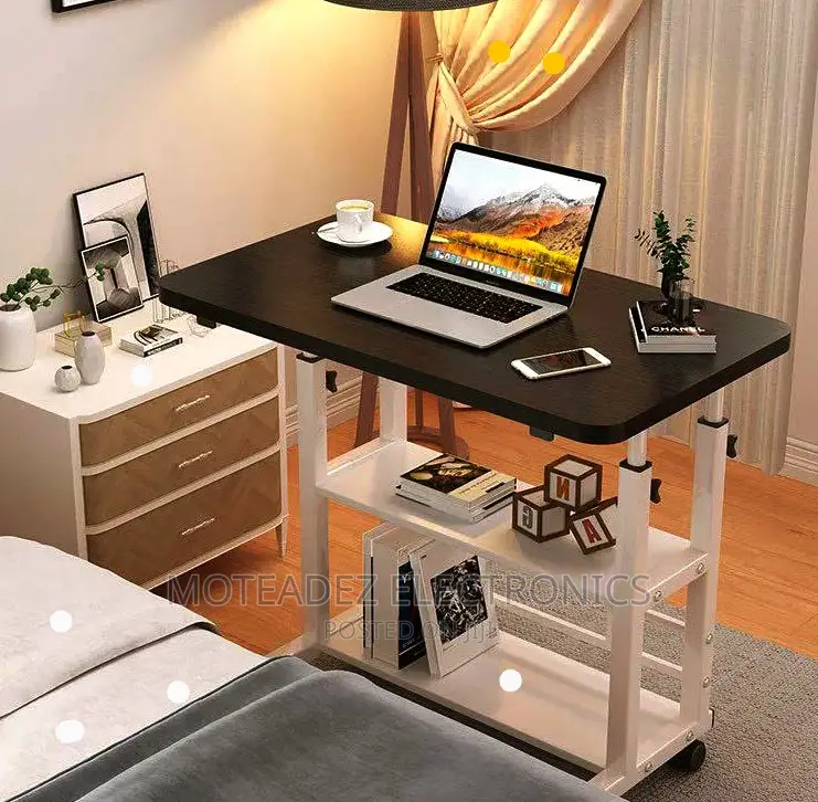 Big Size Adjustable (80cm) 3 Layer Chrome Steel Laptop Table
