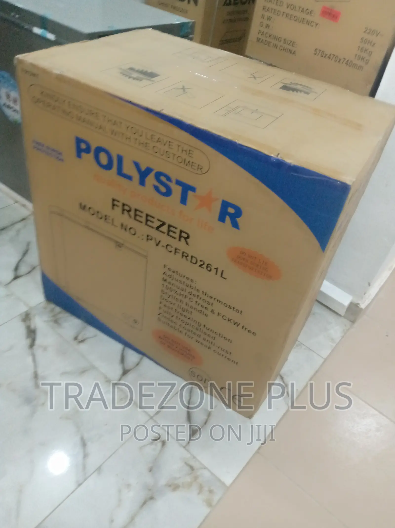 Low Noise Polystar 216litres Chest Freezer (PV-CFRD216L)