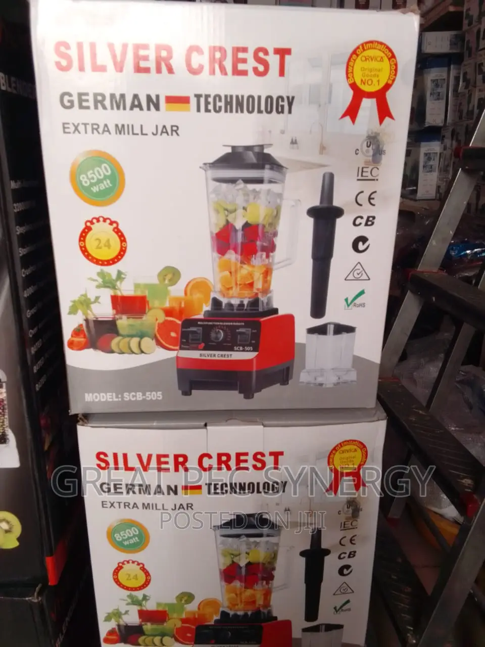 8500 Silver Crest Blender - German Technology