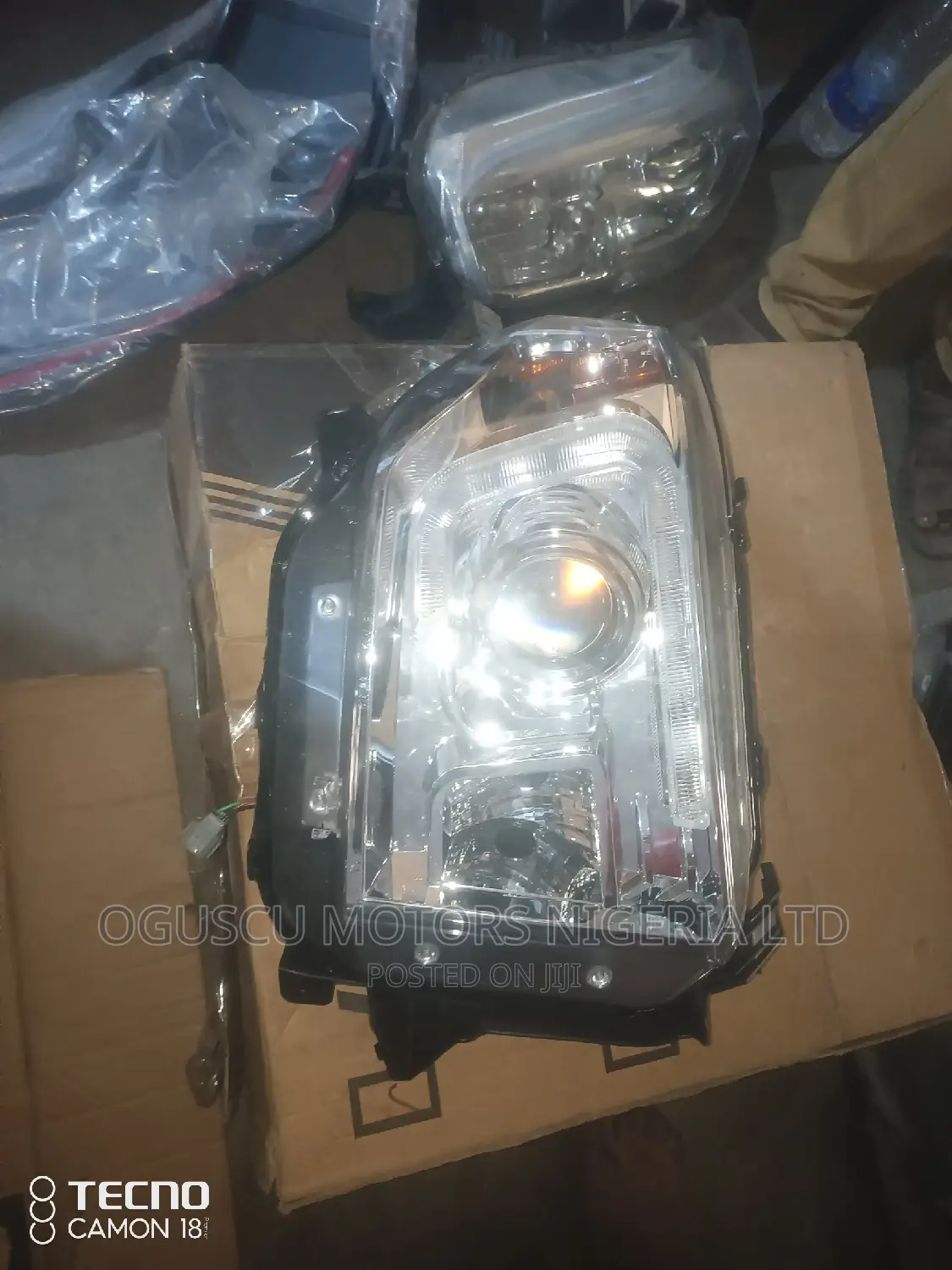 Headlamp Tundra 2020 Model With LED Light