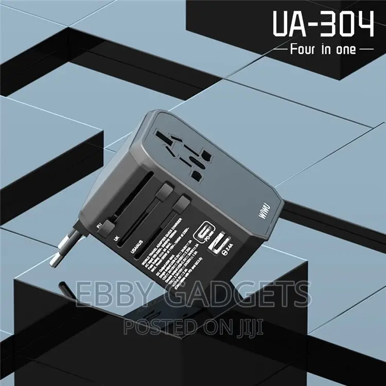 WIWU UA-304 4in1 45W Universal Travel Charger Adapter