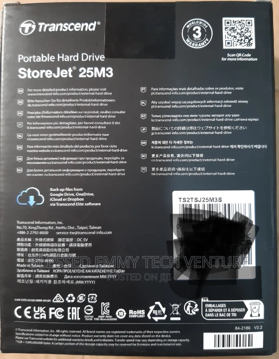 Transcend 2tb External Hard Drives