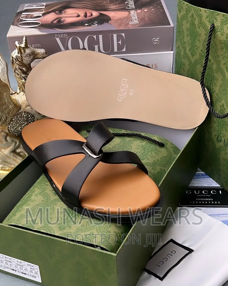 Gucci X Billionaire Leather Slipers