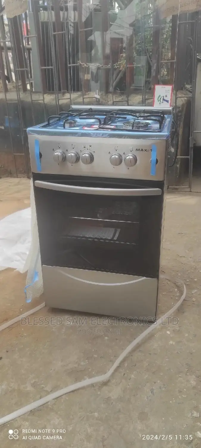 Maxi Ignition Gas Cooker 4 Gas Burner Automatic With Oven