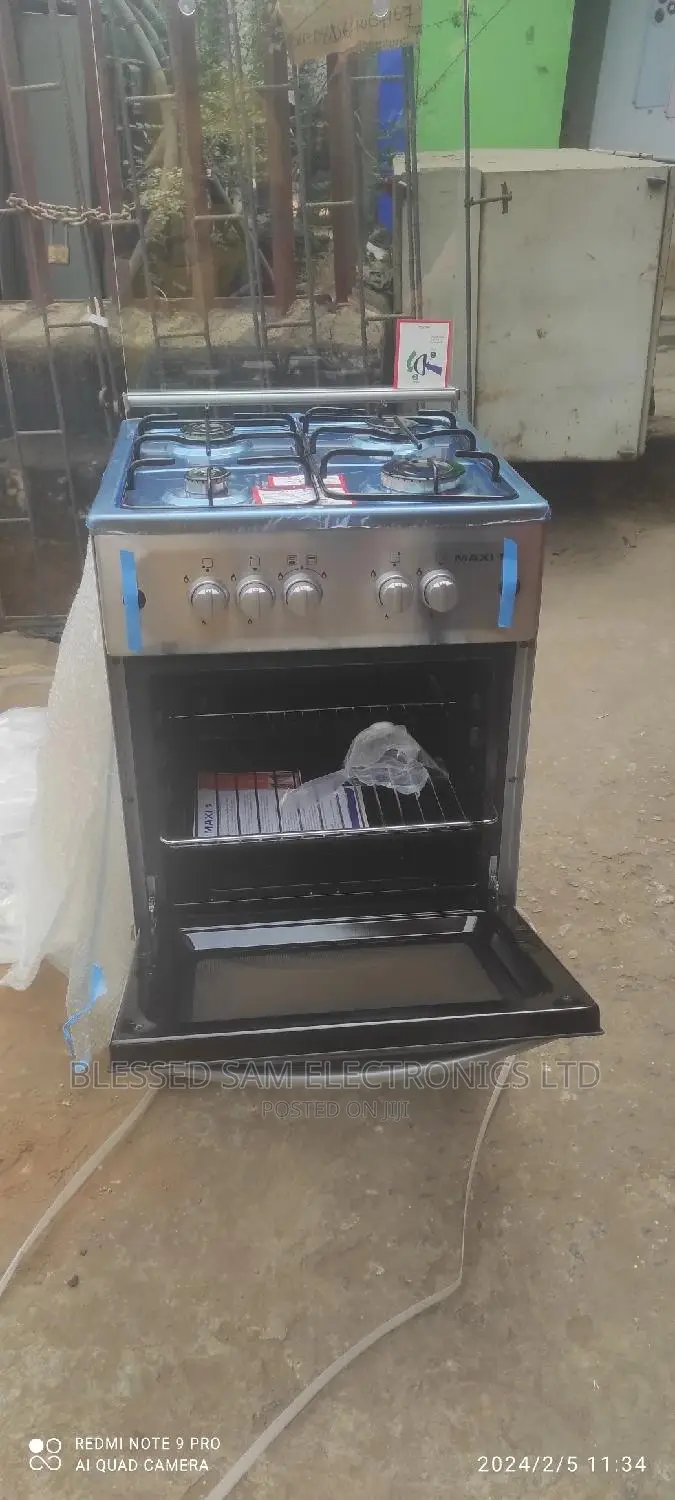 Maxi Ignition Gas Cooker 4 Gas Burner Automatic With Oven