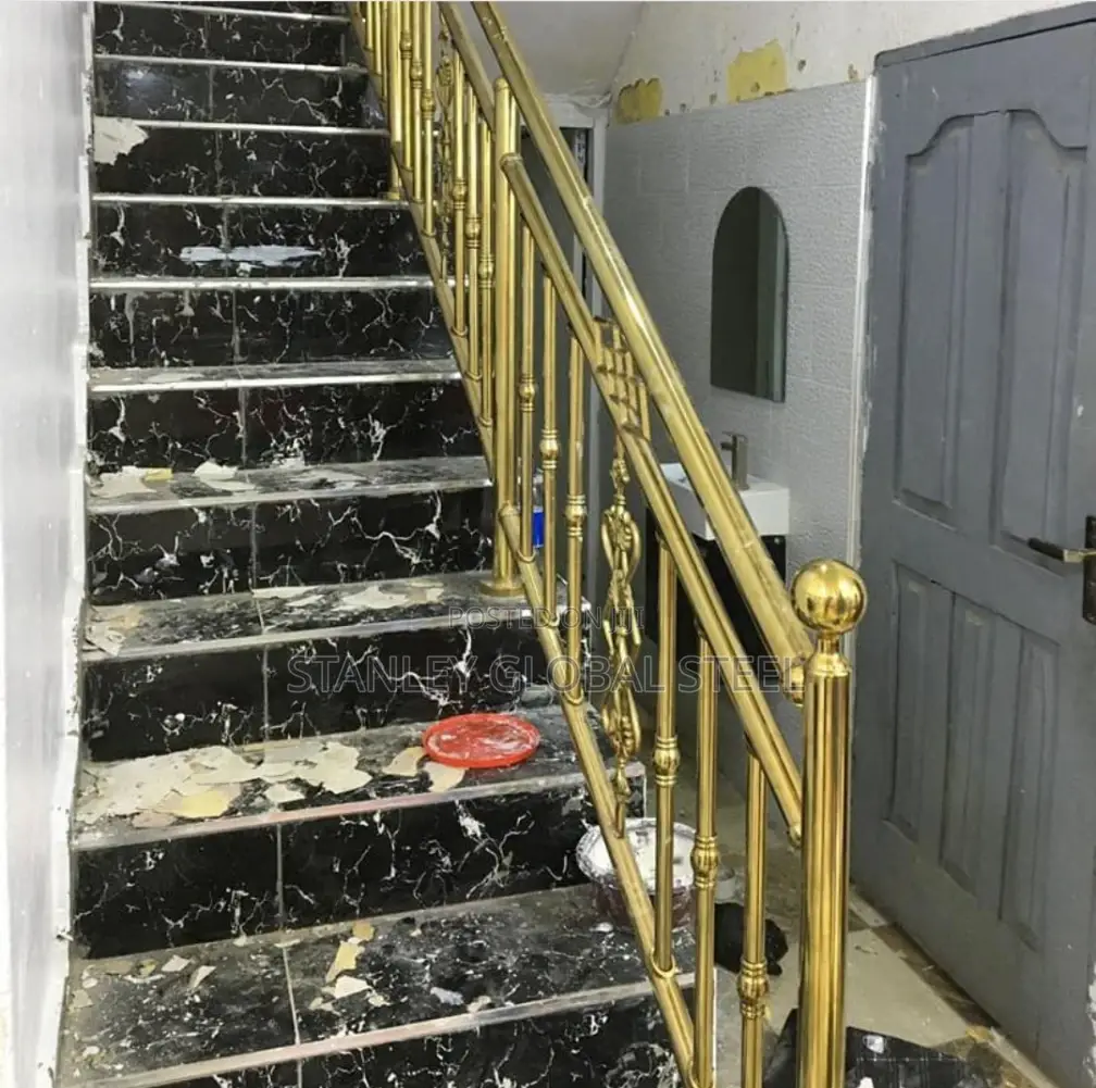 Golden Stainless Rails Flowers