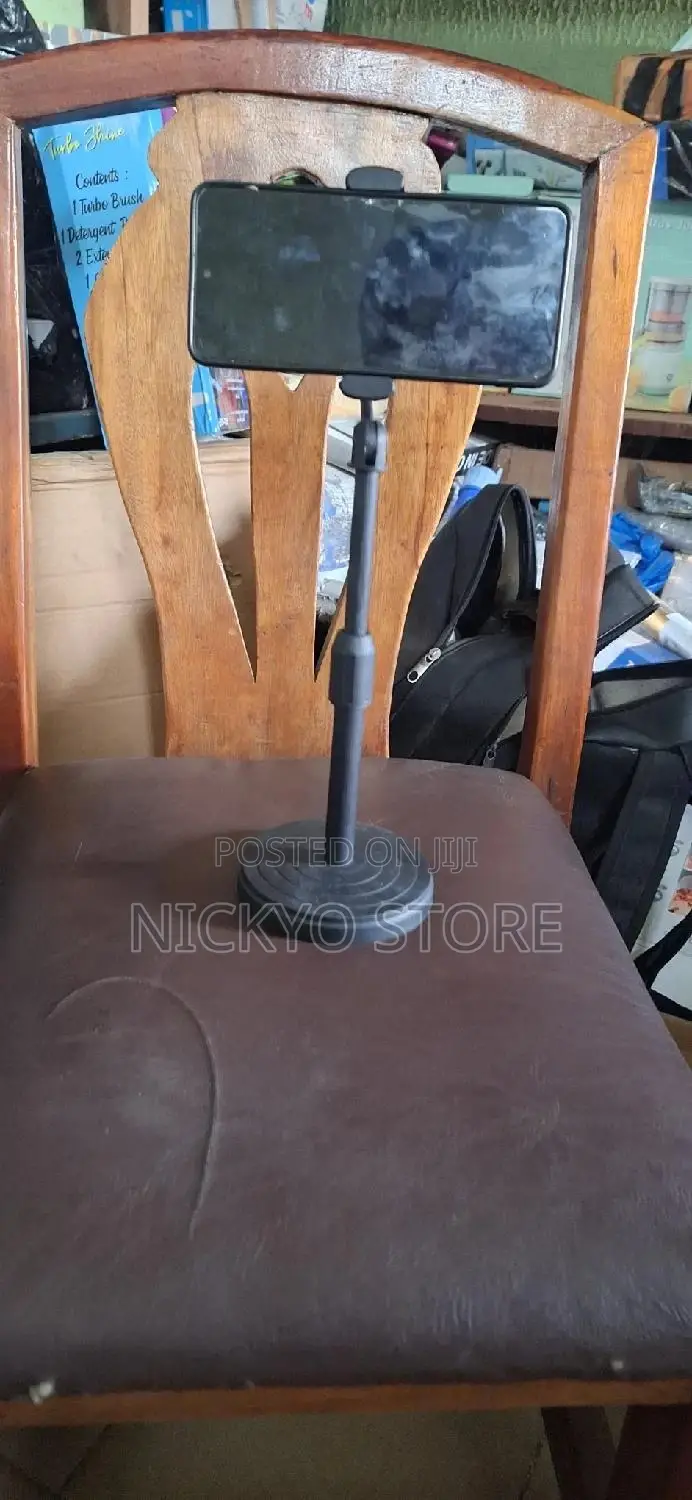 Adjustable Desktop Phone Stand – Heavy Base