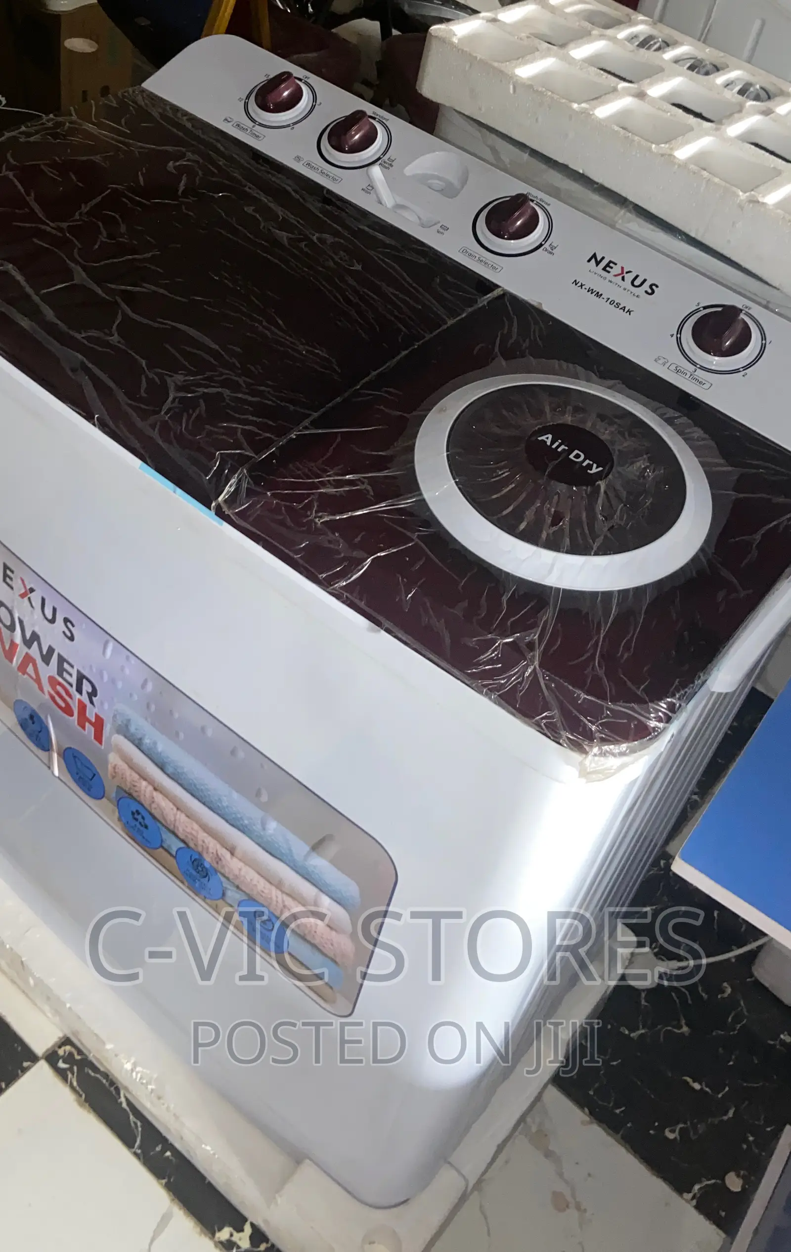 Nexus Twin Tub Semi Automatic Washing Machine Washing10kg