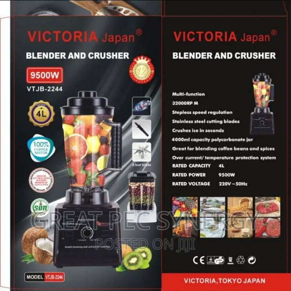 9500 Watts Victoria 4L Blender And Crusher