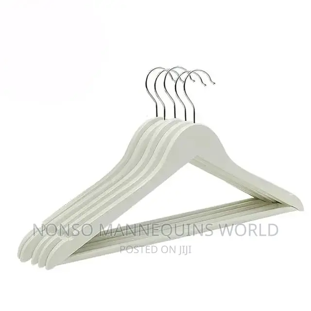 White Ceramics Clothes Hangers