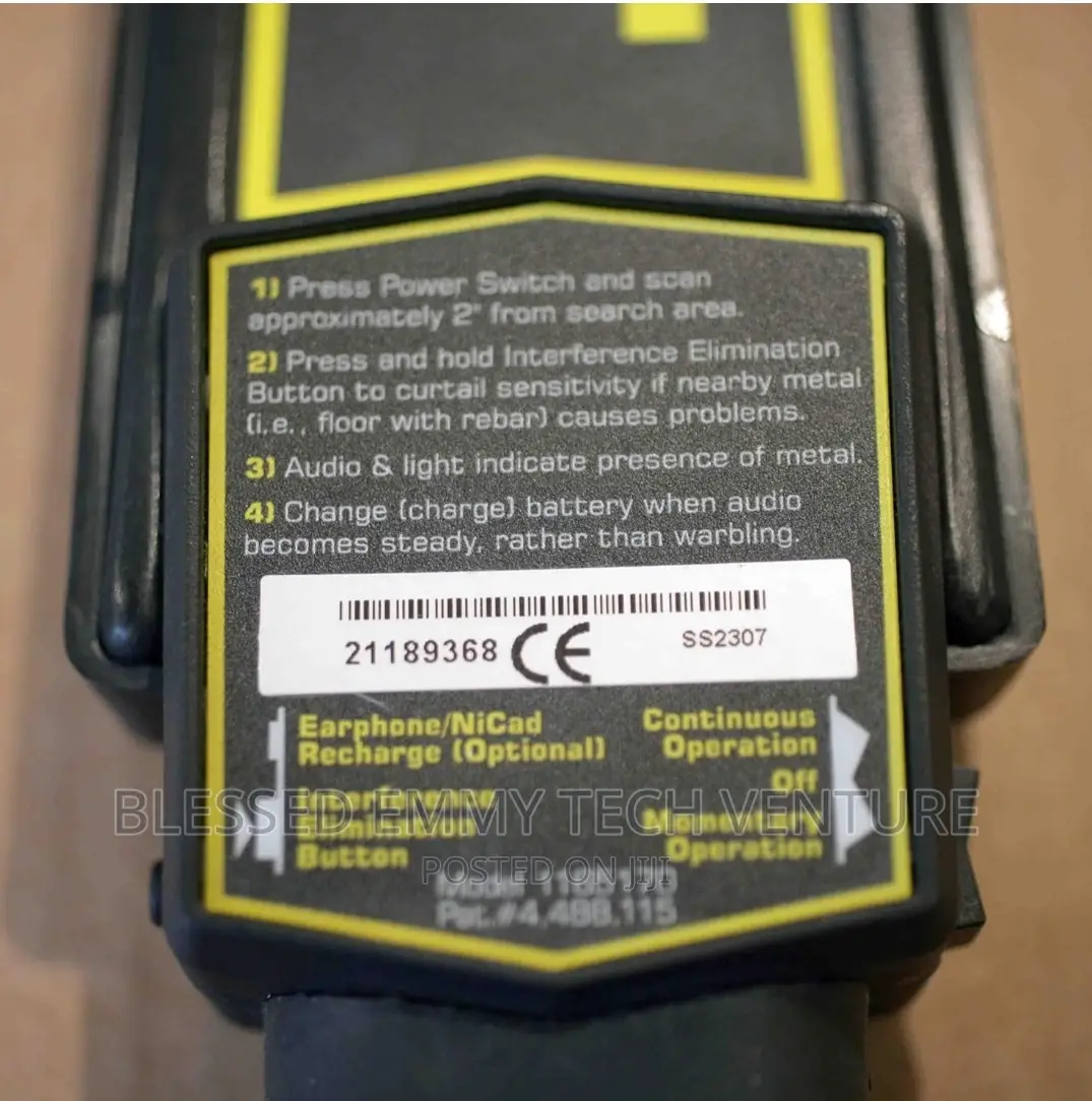 Hand Held Metal Detector