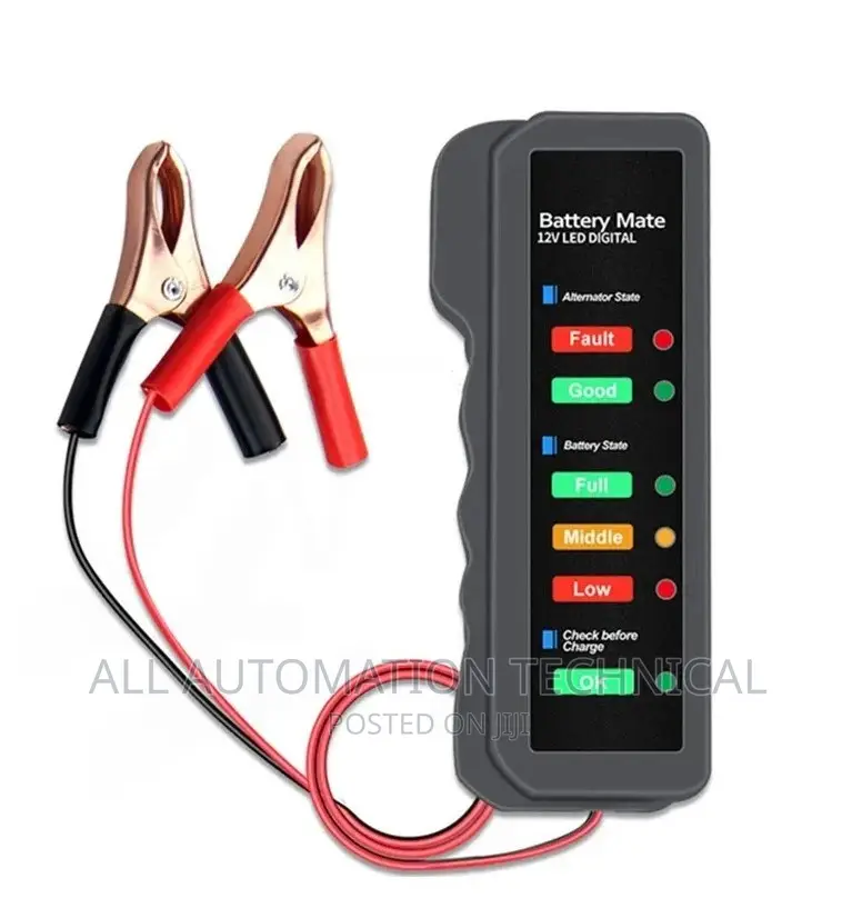 Mini 12V Design Car Battery and Alternator Tester.