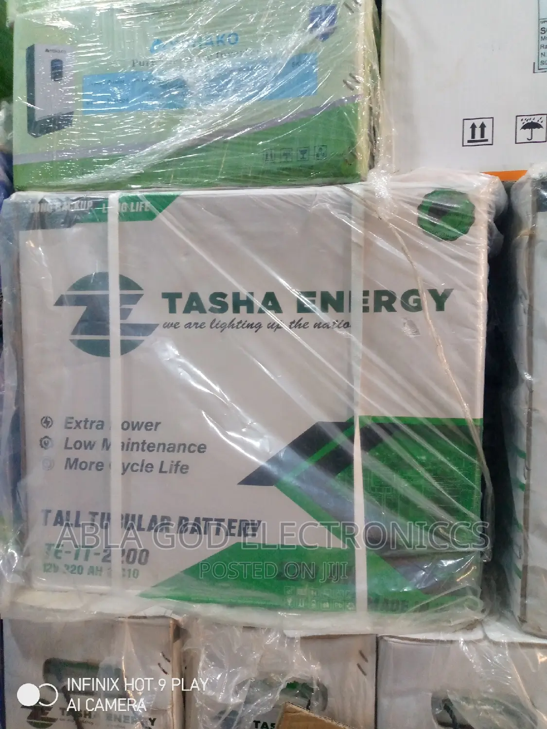 Tasha Energy 12v 220ah TUBULAR BATTERY