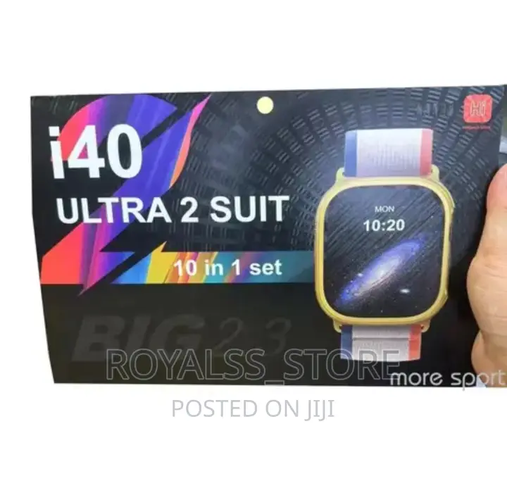 I40 ULTRA 2 Suit 10in1 Smart Watch