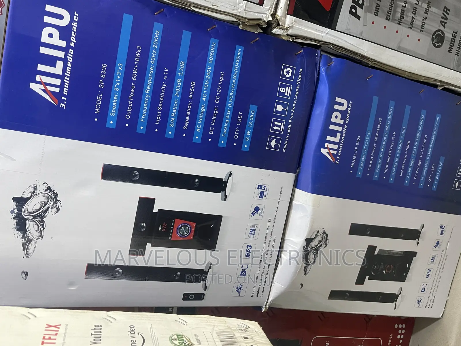 Brand New Bluetooth Alup Sound System Big Woofer