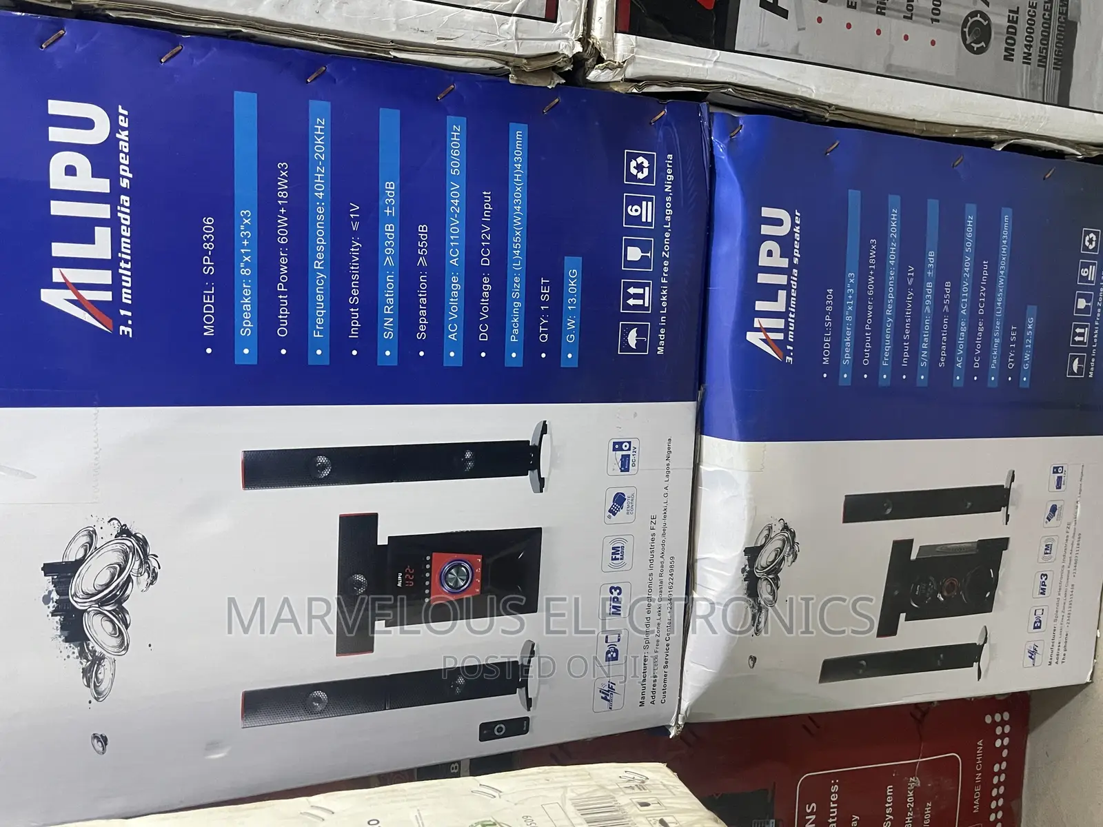 Brand New Bluetooth Alup Sound System Big Woofer