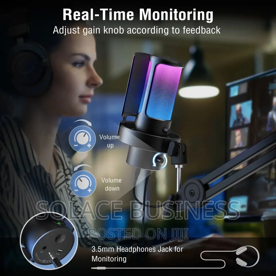 Fifine A8 - Condenser Microphone Podcast Youtube Livestream