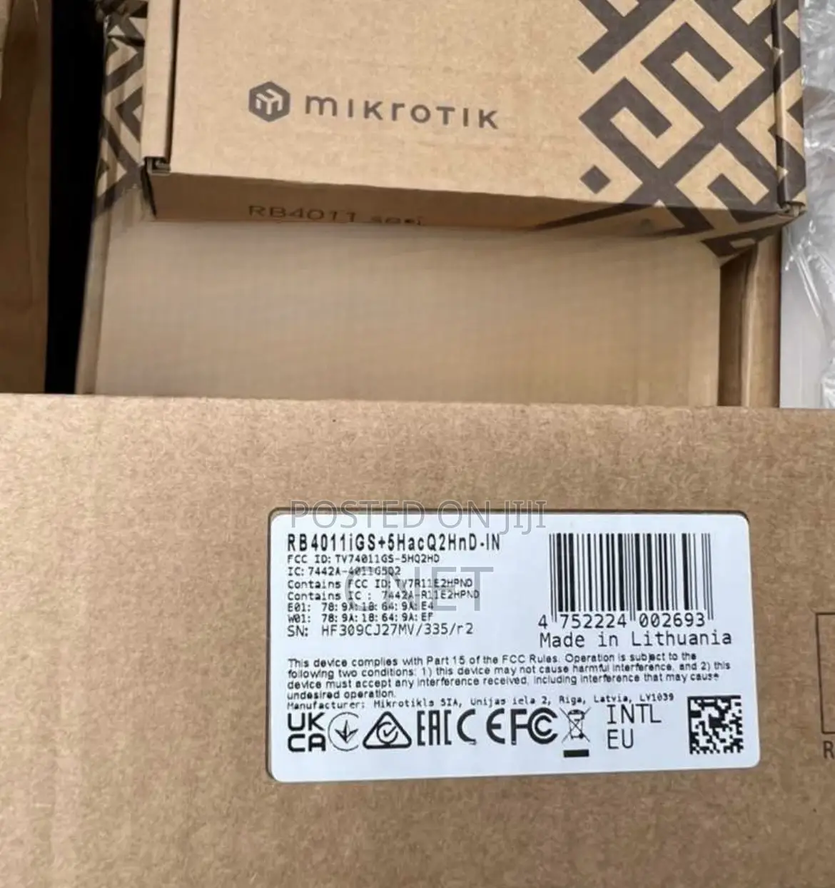 Mikrotik 4011 Wireless Router Board