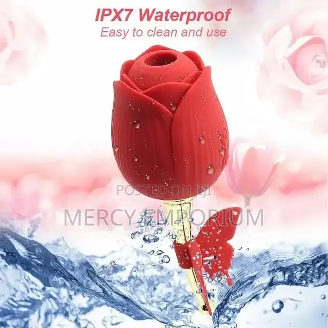 Rose Clit and Nipple-Sucking Women Vibrator Sex Toy