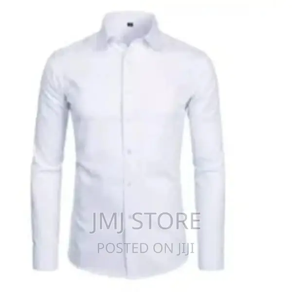 Regular Cotton Long Sleeve Shirt - White