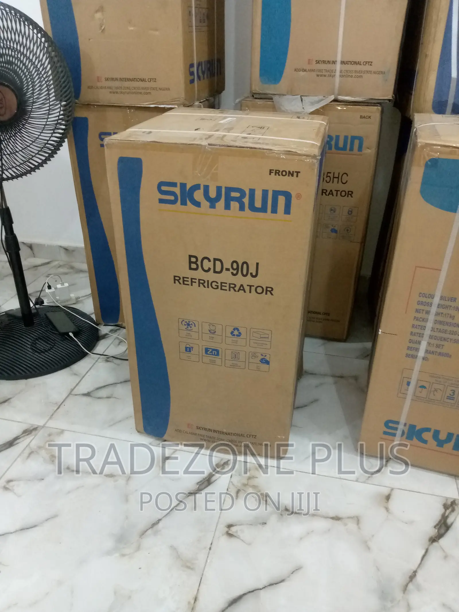 Skyrun BCD-90J Singlr Door 80litre |Refrigerator