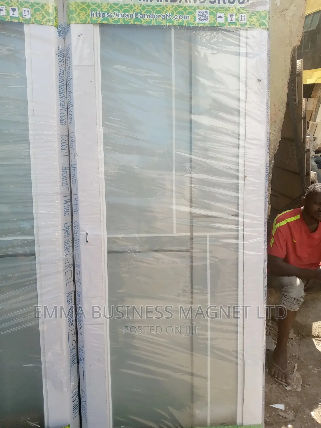 750 Size Toilet Glass Door