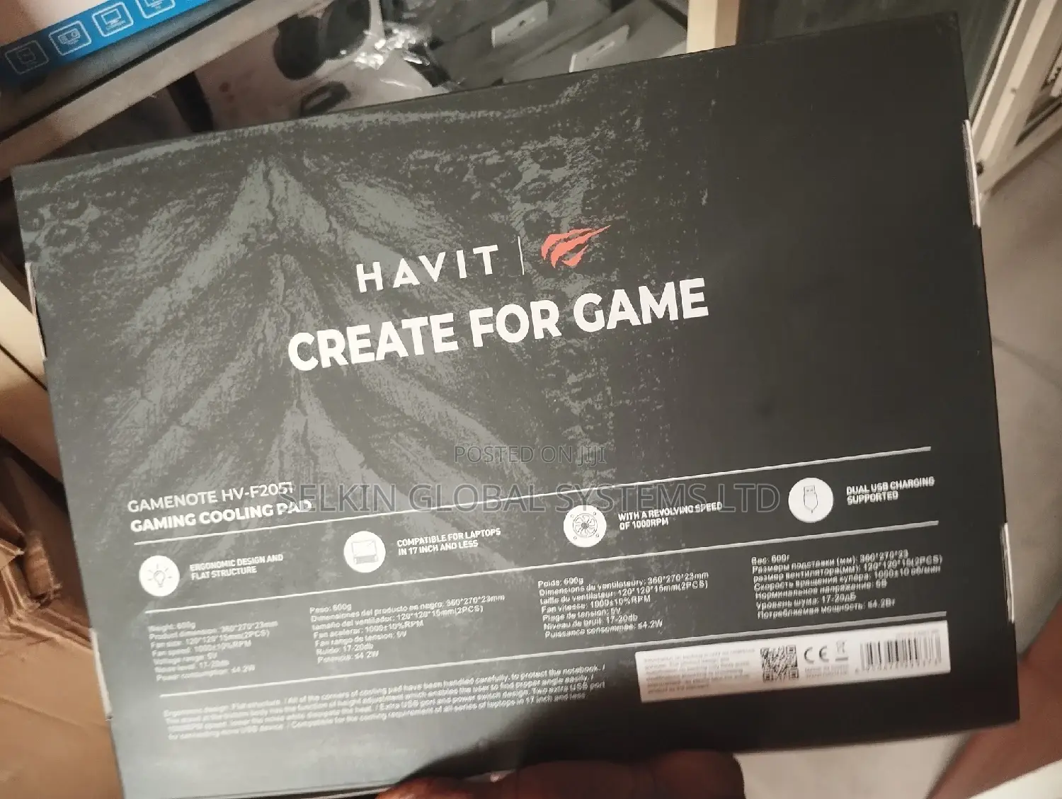 Havit Laptop Gamings Cooling Pad for PC