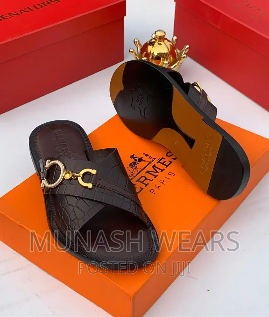 Italian Leather Slipers Collection