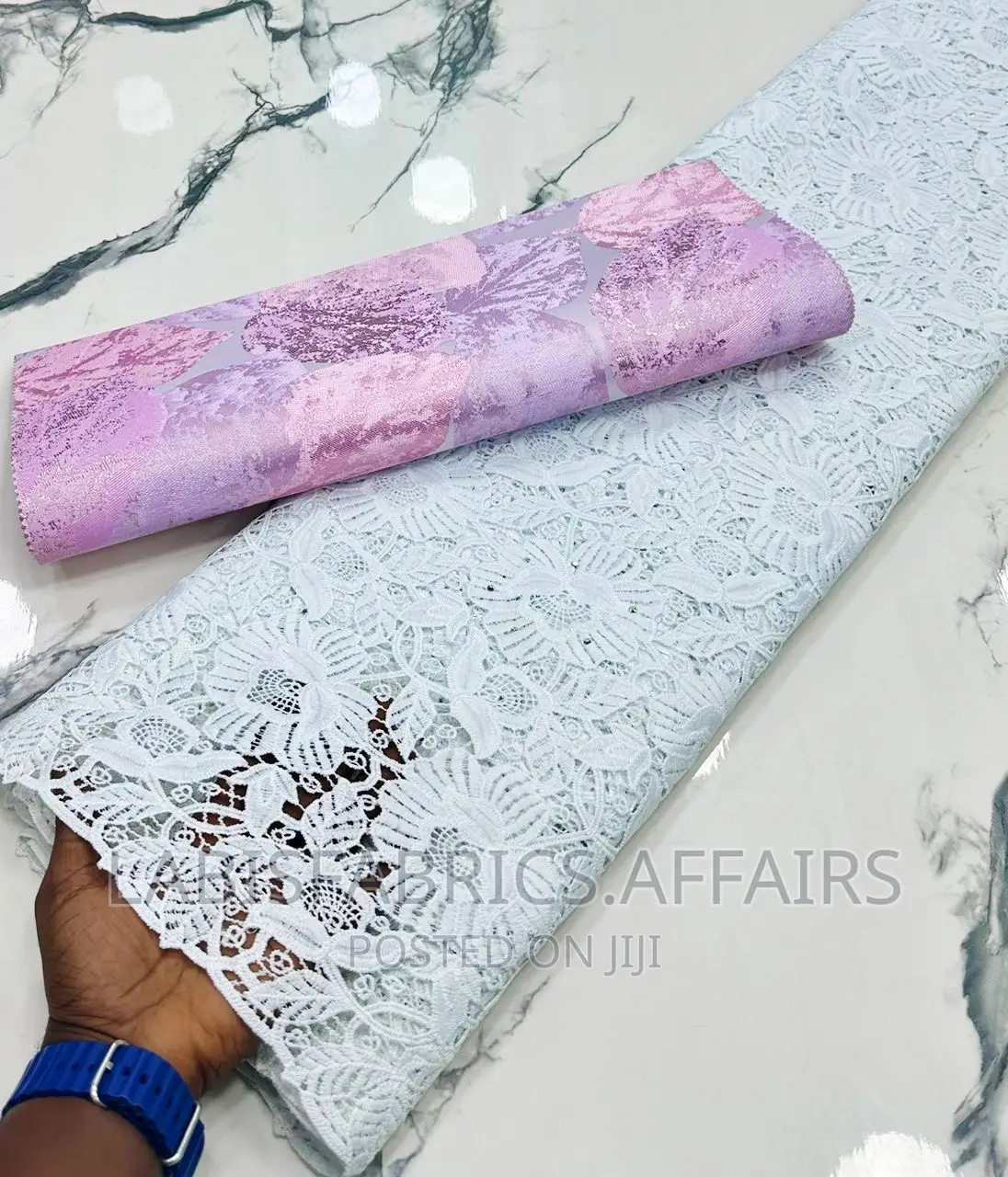 Exquisite Swiss Quality Guipure Fabric.