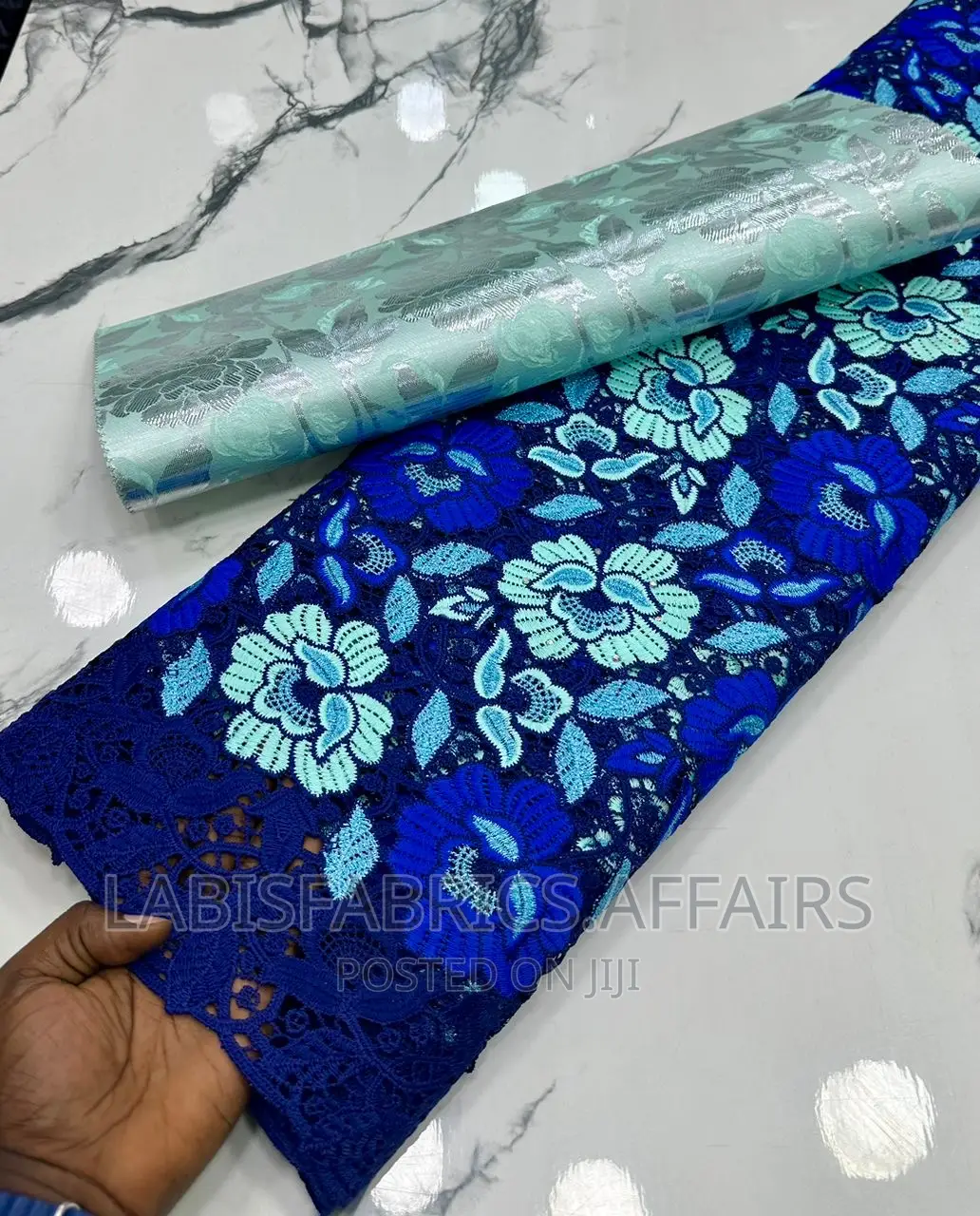 Exquisite Swiss Quality Guipure Fabric.