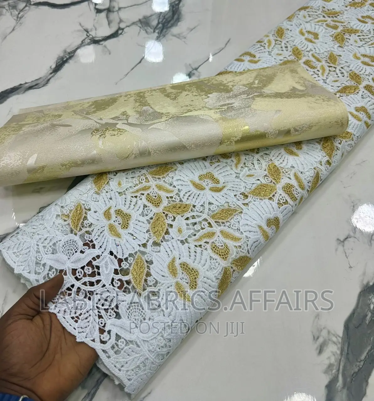 Exquisite Swiss Quality Guipure Fabric.