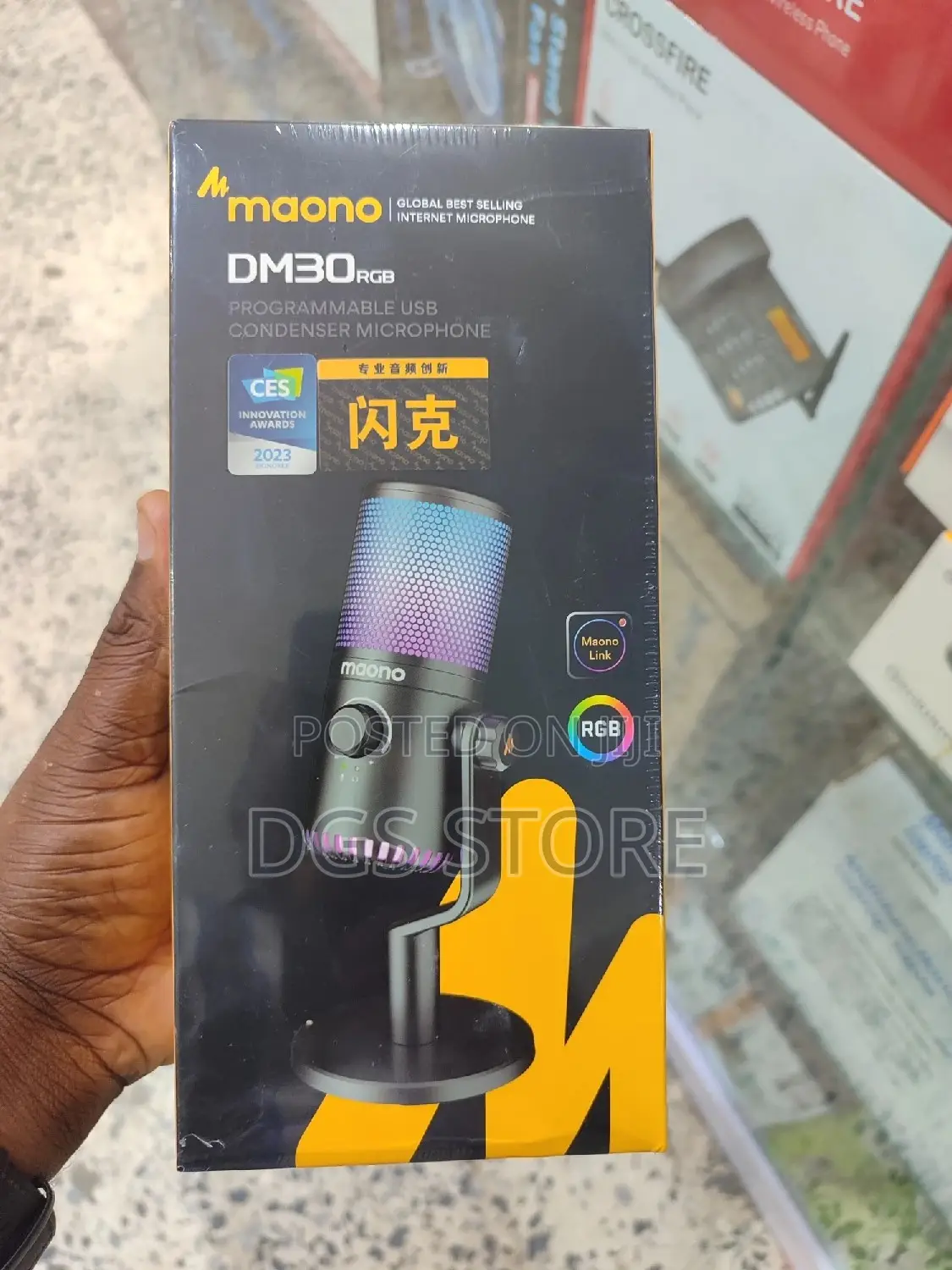 Maono DM30 RGB Condenser Microphone