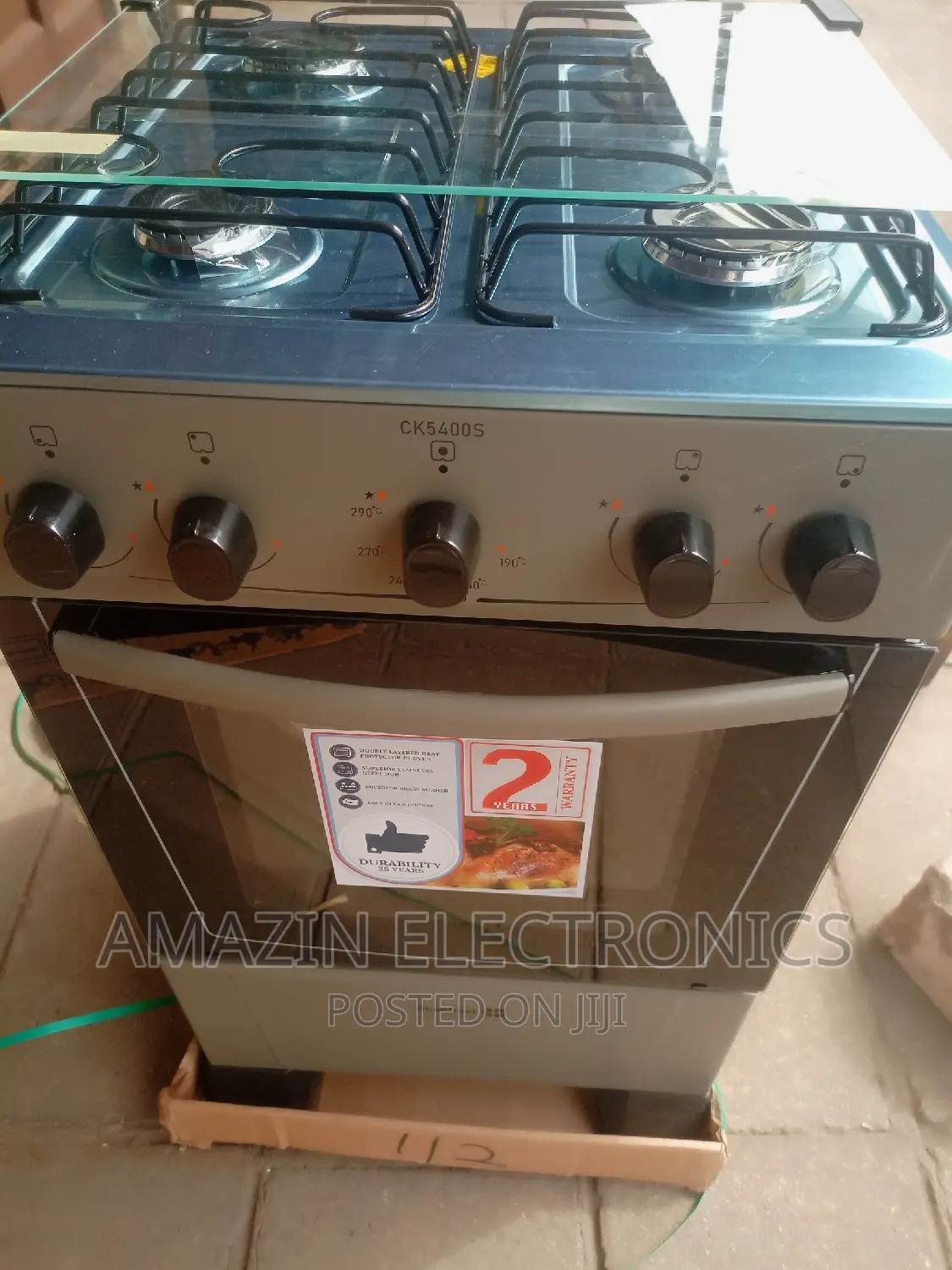 Scanfrost 4 Burner Gas Cooker With Oven