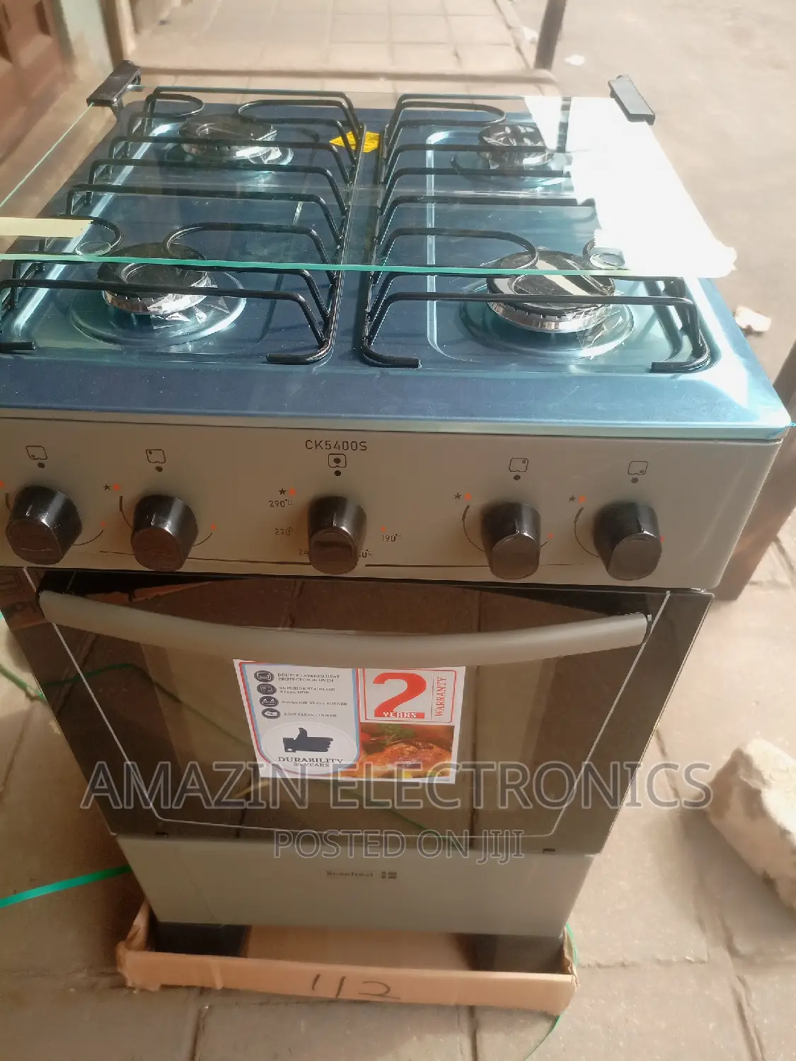 Scanfrost 4 Burner Gas Cooker With Oven