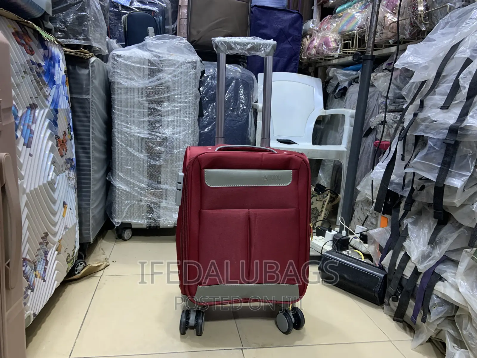 Mini Size Red Quality Wanda Polo Travel Luggage