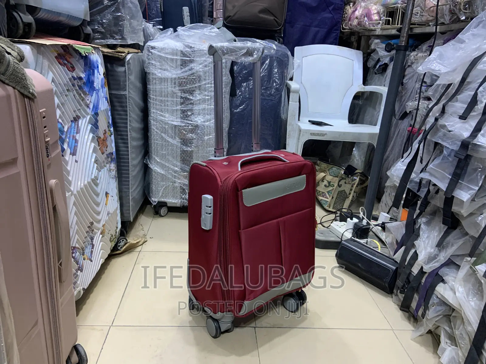 Mini Size Red Quality Wanda Polo Travel Luggage