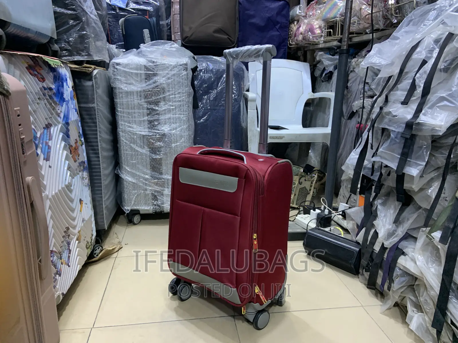 Mini Size Red Quality Wanda Polo Travel Luggage
