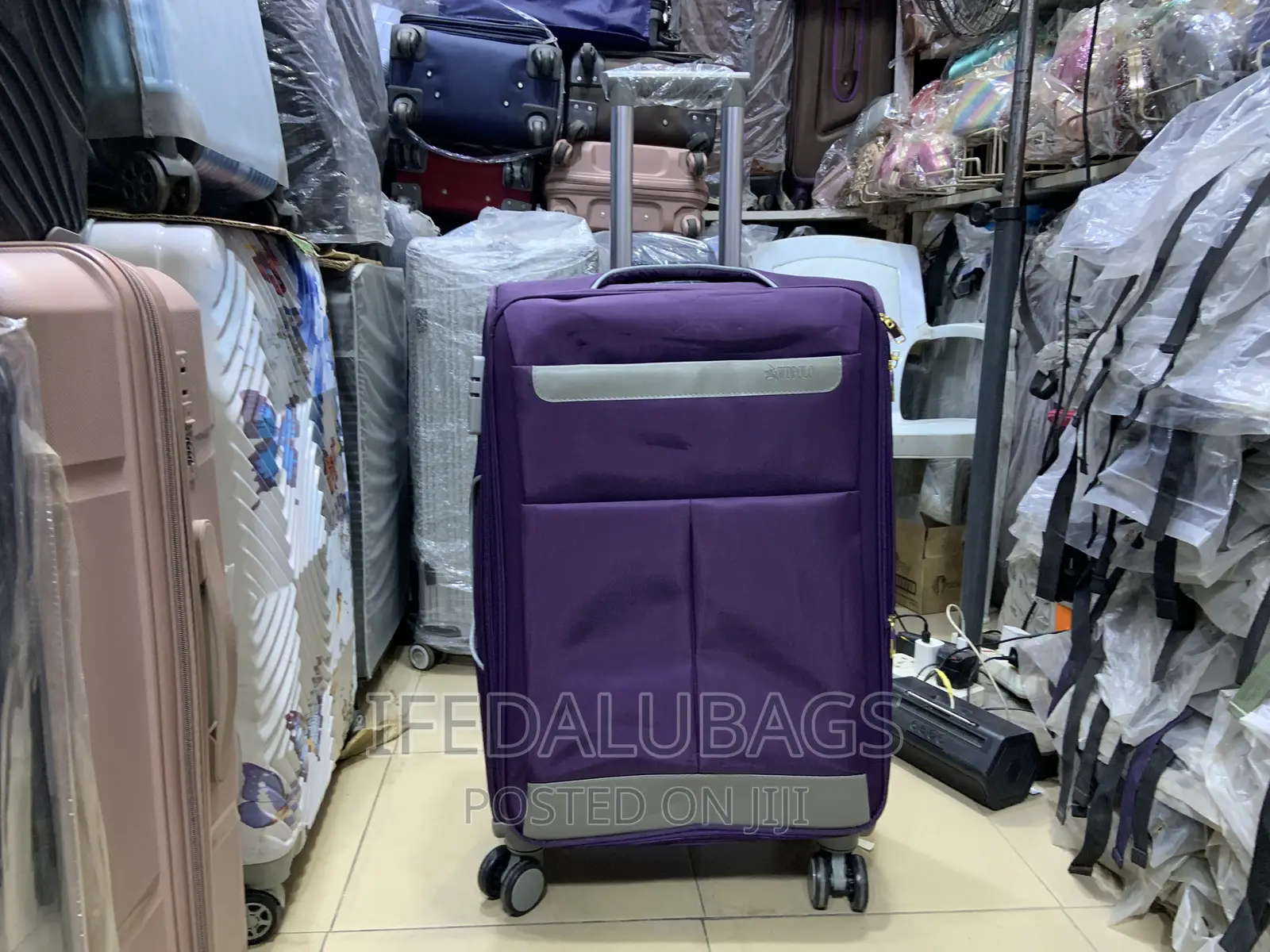 Medium Size Quality Purple Wanda Polo Travel Luggage