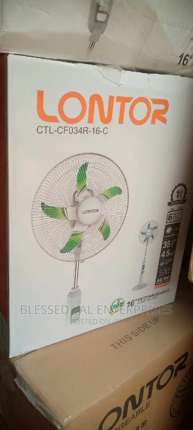 Lontor Rechargeable Fan 16 Inches