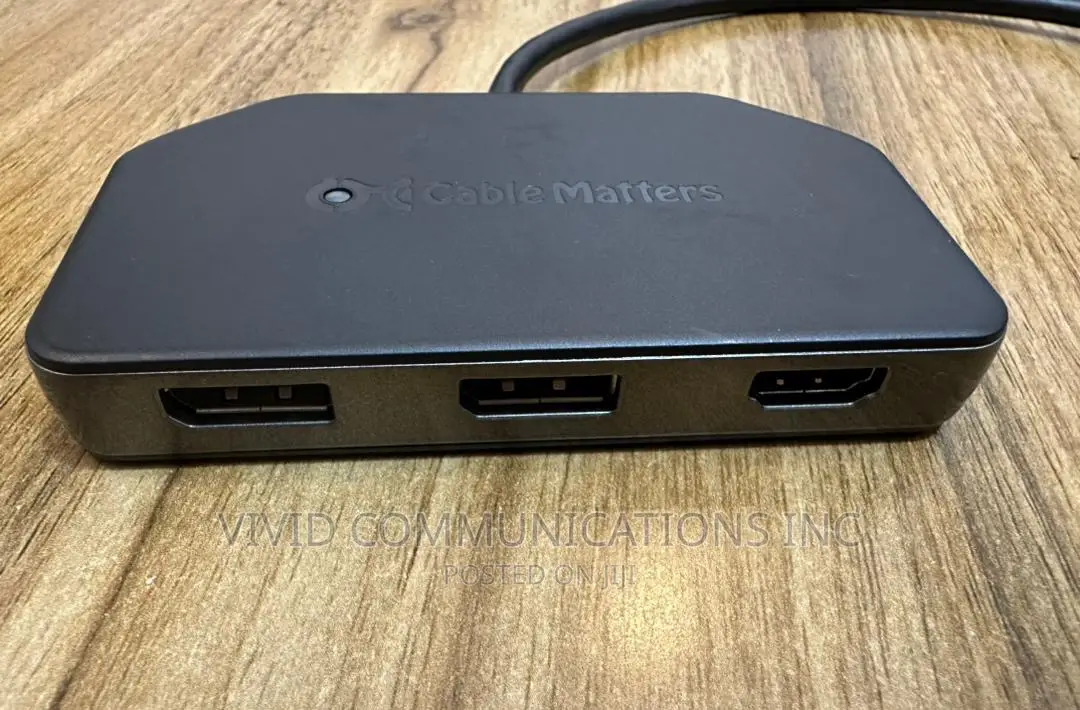 Cable Matters Triple Monitor Adapter - Up To And