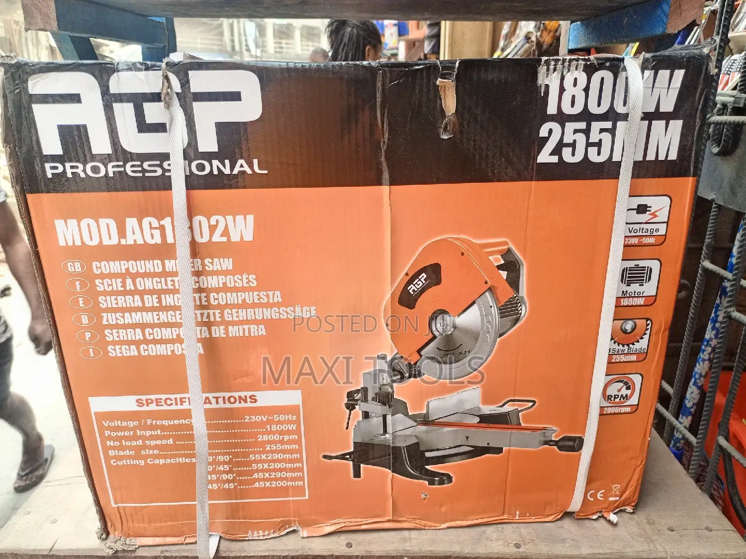 AGP Miter Saw Machine Heavy Duty Electric Motor