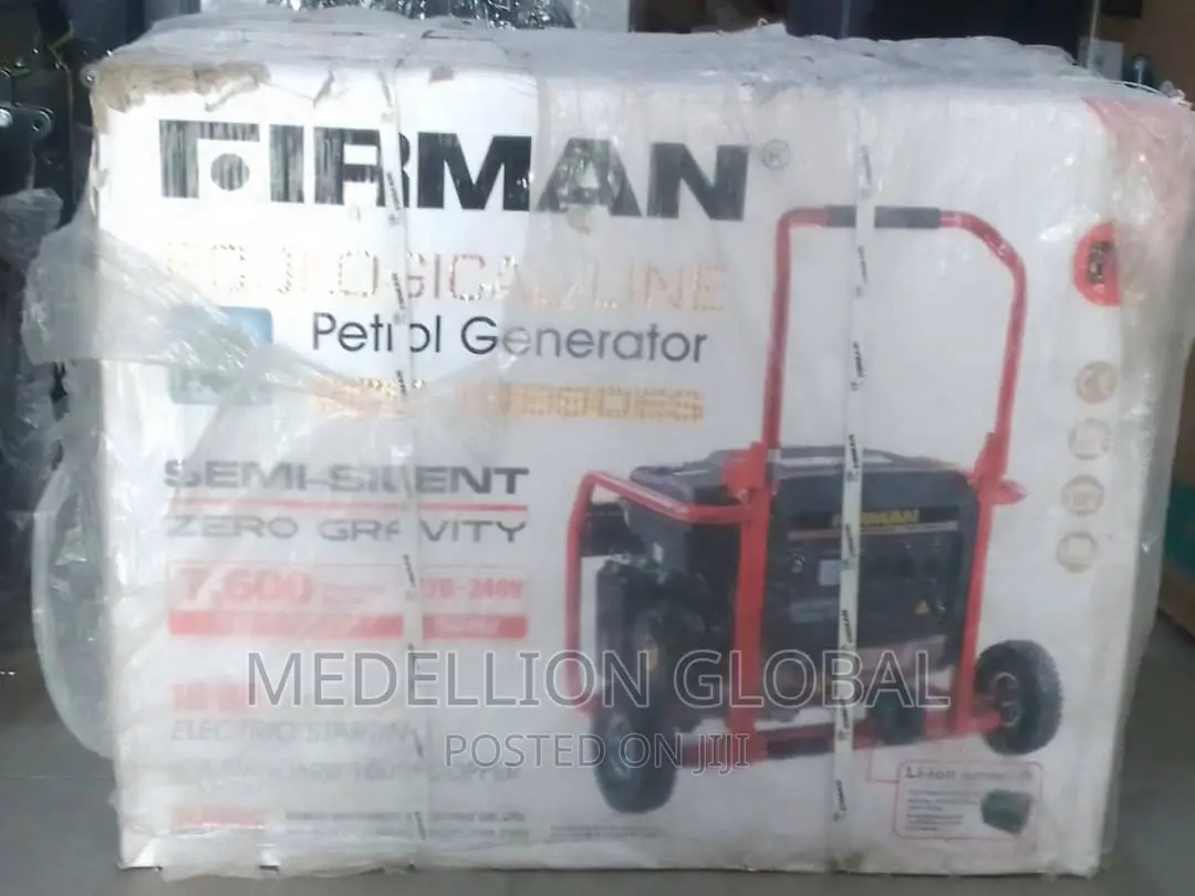 Sumec Fireman 7.6kva Generator With Key and Tyre