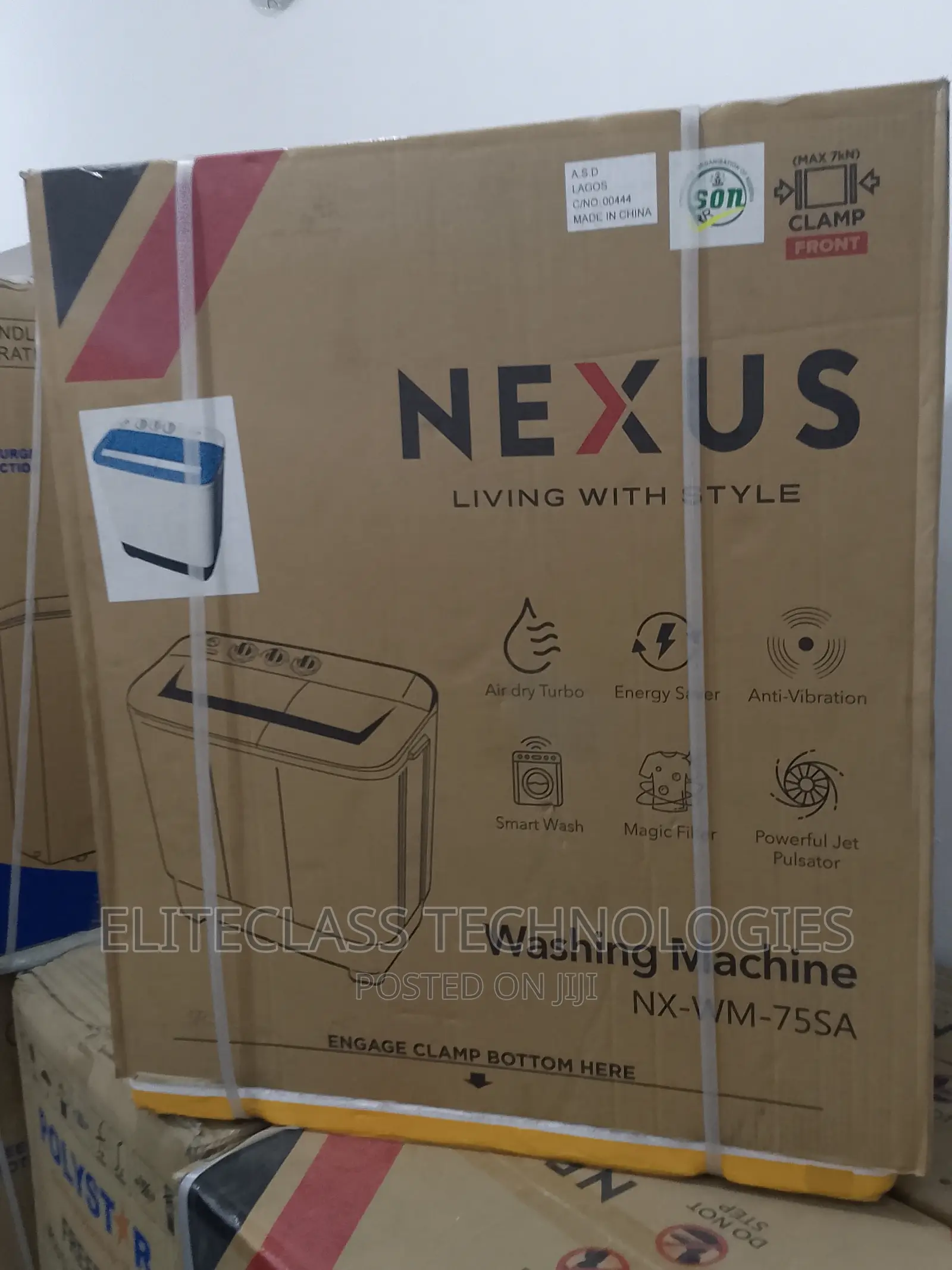 Smart Nexus NM-WM-75SA Is a 7.5kg Twin Tub Washing Machine.