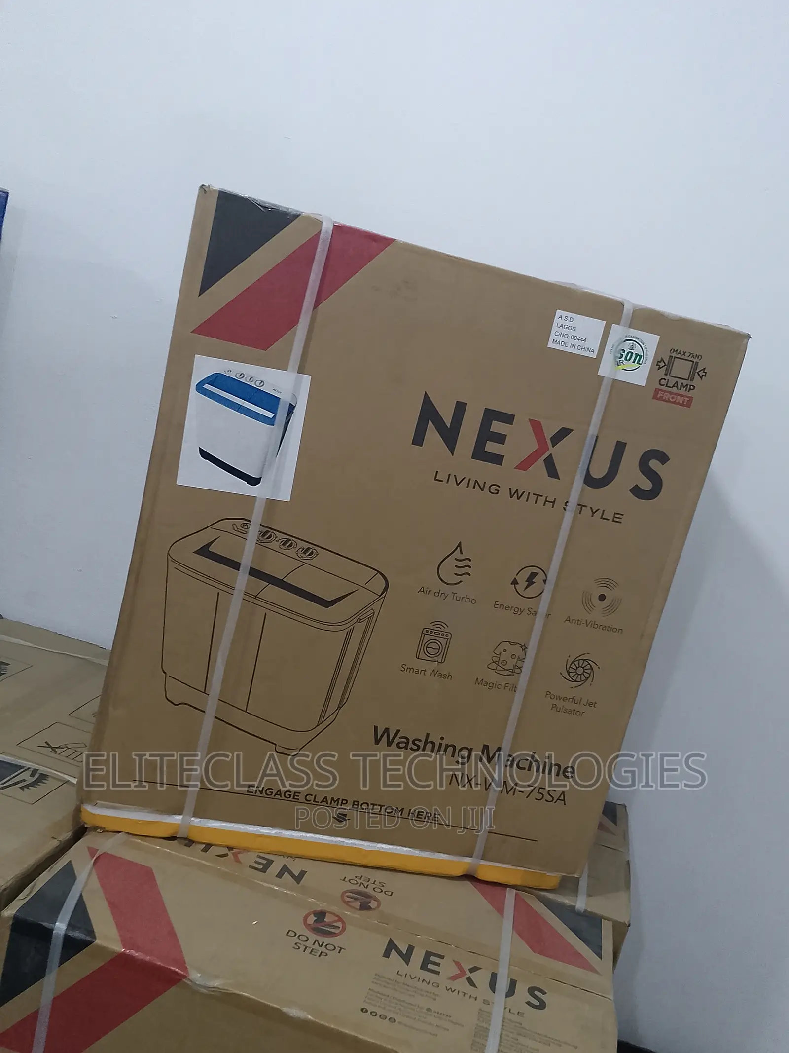 Smart Wash Nexus NM-WM-75SA 7.5kg Twin Tub Washing Machine.