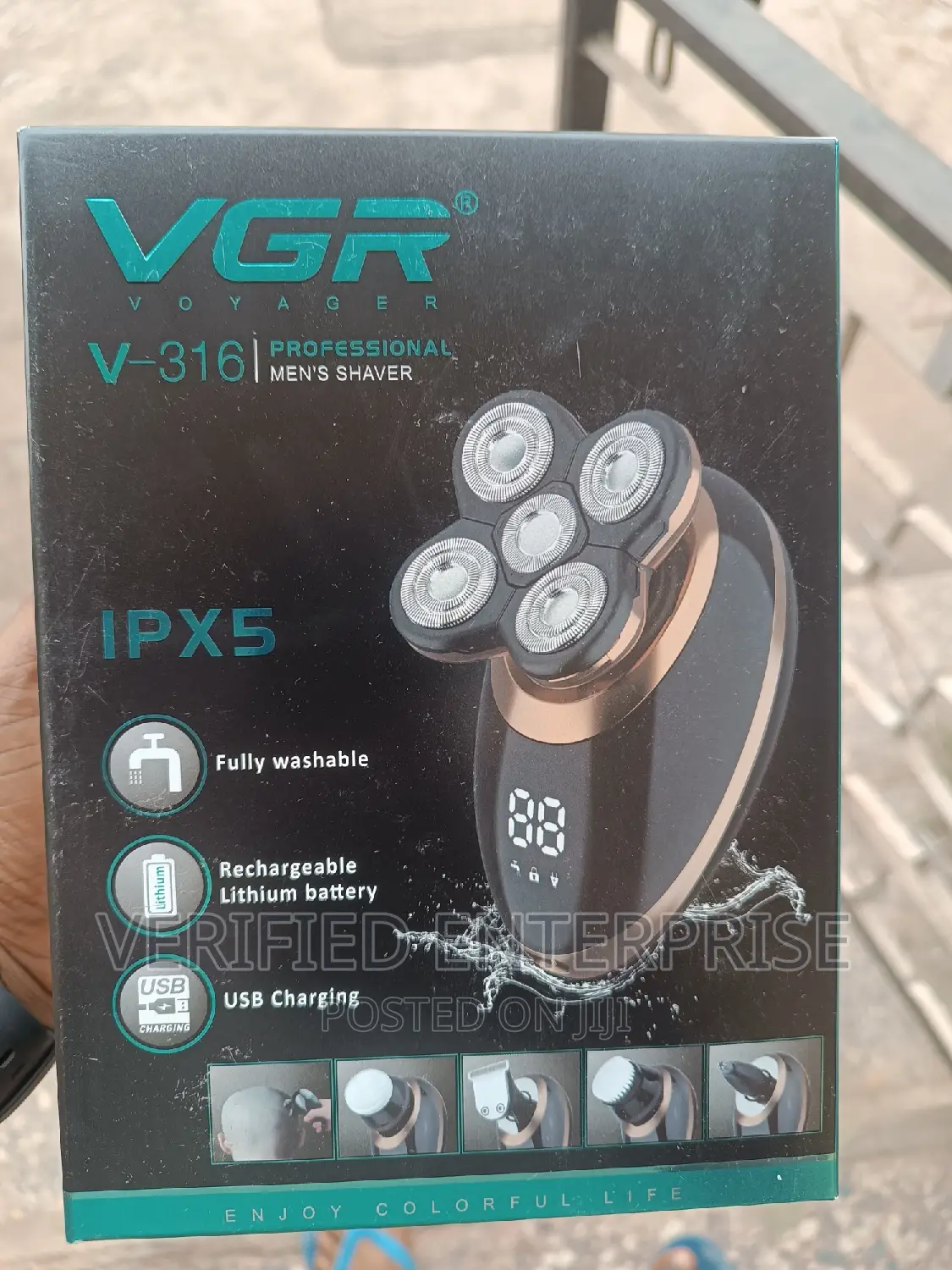 VGR Rechargeable Wet and Dry Shaver
