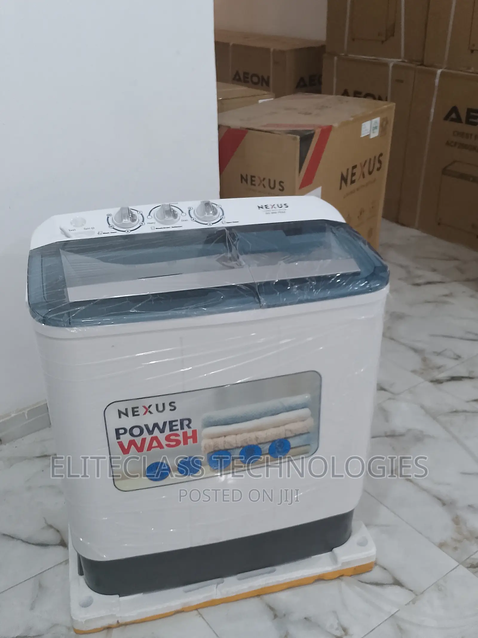 Nexus Energy Saver NMWM-75SA 7.5kg Twin Tub Washing Machine.