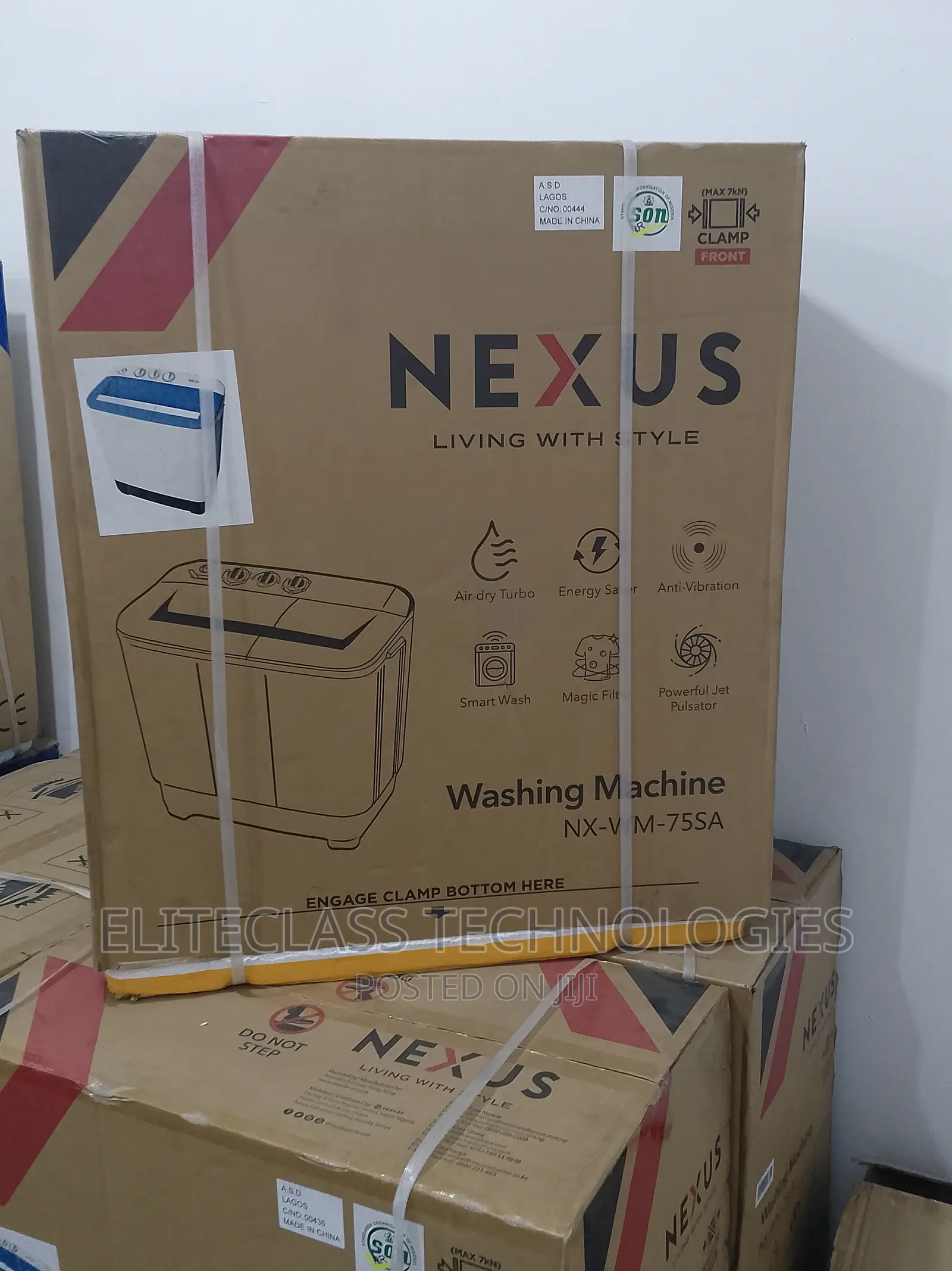 Nexus NM-WM-75SA Twin Tub Stylish Washing Machine.